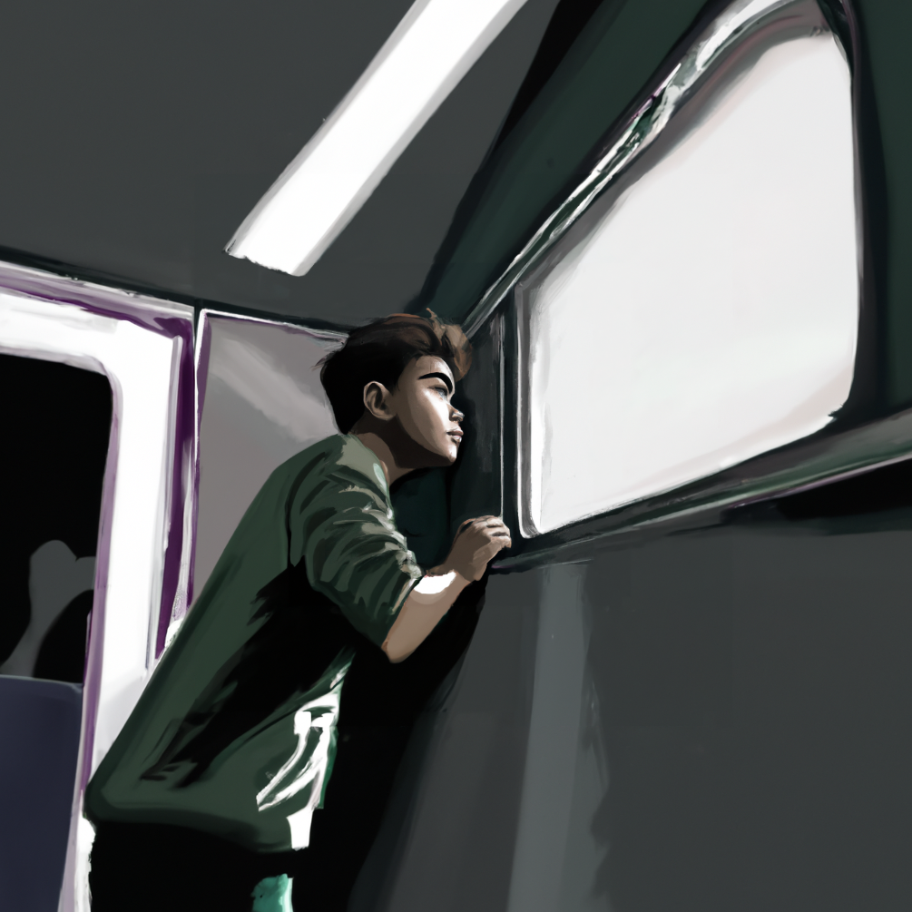 DALL·E 2022-08-01 15.54.47 - a very beautiful digital art of the rest of the train