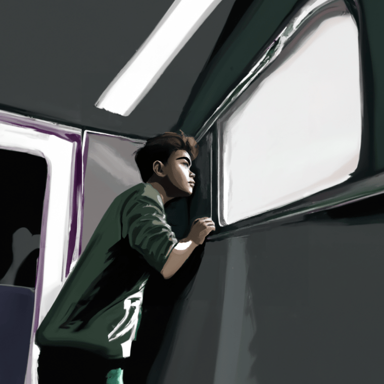 DALL·E 2022-08-01 15.54.47 - a very beautiful digital art of the rest of the train